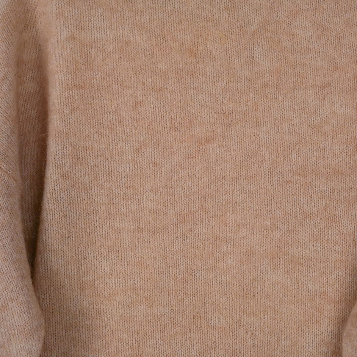 Acne Studios Dramatic Moh Beige Wool Blend Oversized Sweater — photo 7