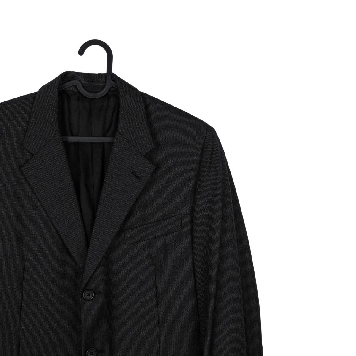 Prada Milano Black Pure Virgin Wool Tailored Blazer Jacket — photo 4