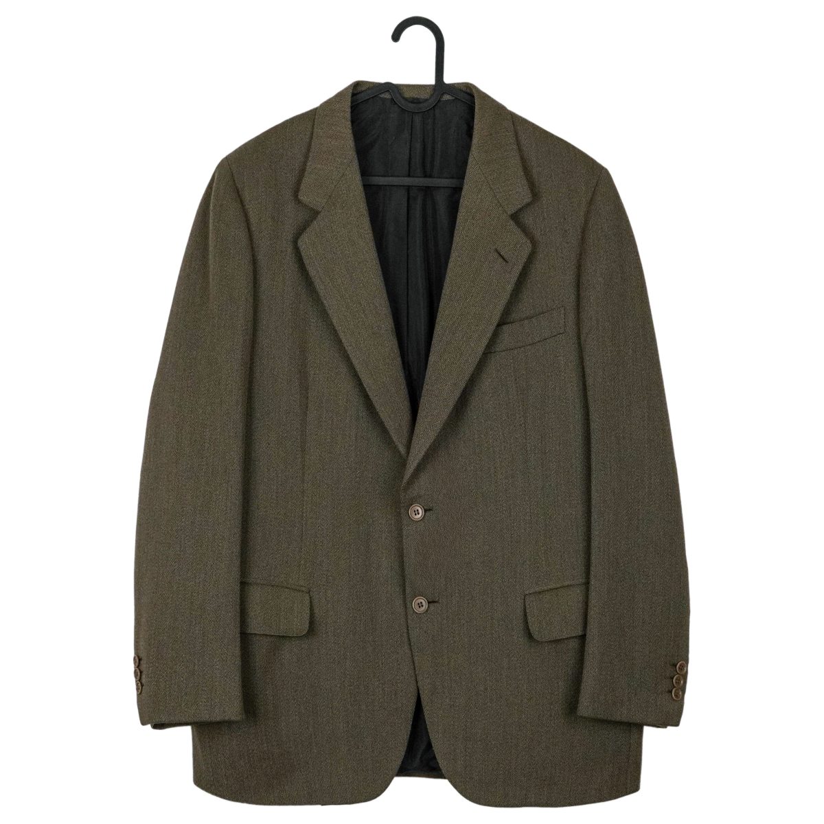 Brioni Roman Style Olive Brown Wool Tailored Blazer Jacket