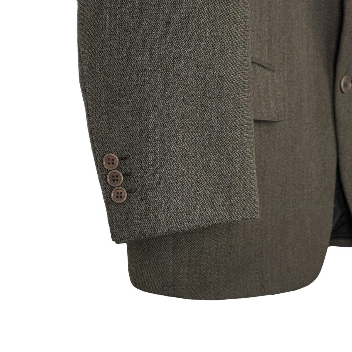 Brioni Roman Style Olive Brown Wool Tailored Blazer Jacket — photo 7
