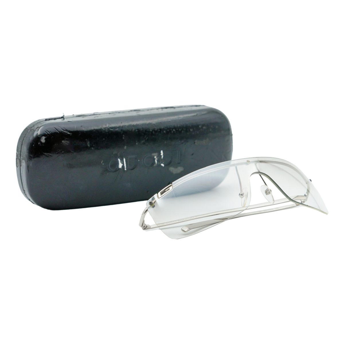 Gucci GG 1719 Tom Ford Era Rimless Shield Logo Sunglasses — photo 8