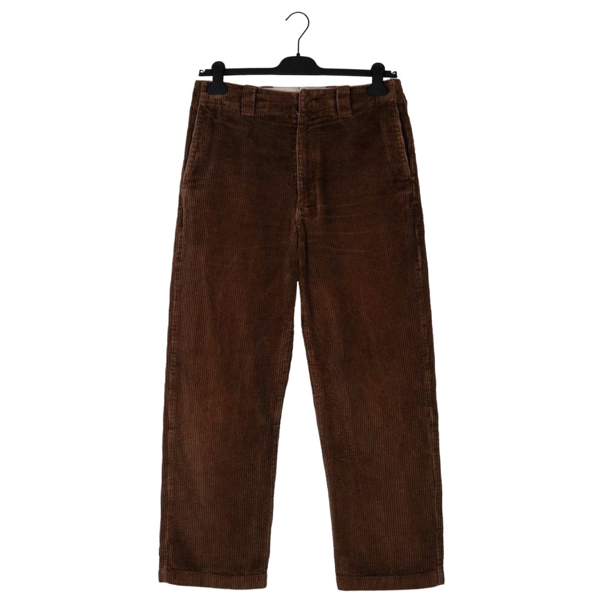 Acne Studios Brown Velvet Wide Wale Straight Trousers Pants