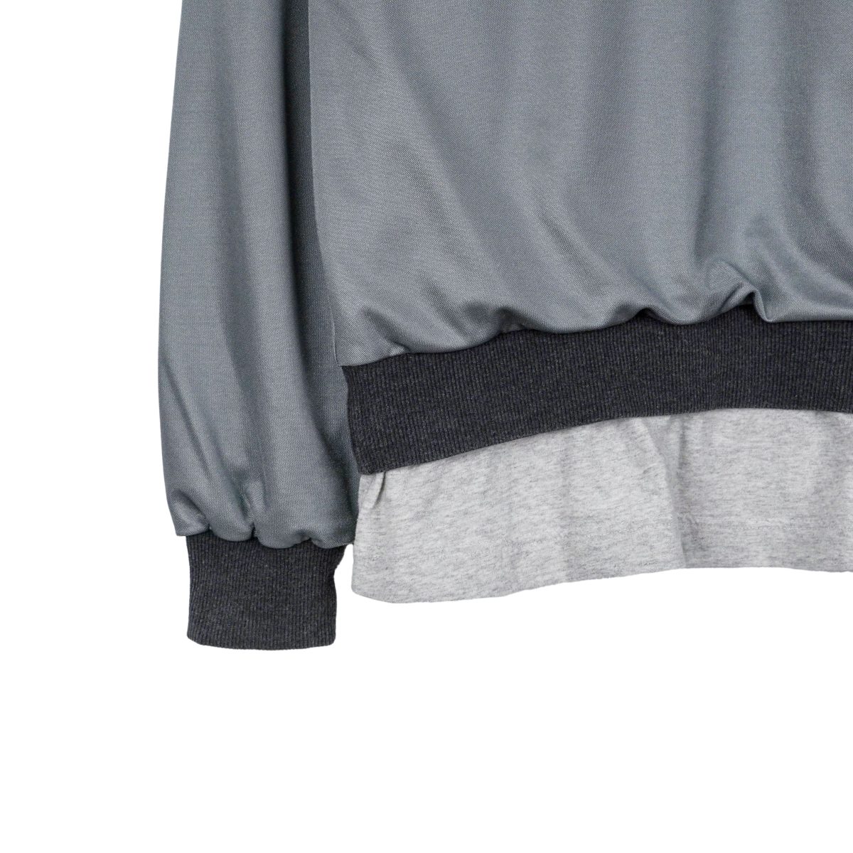 Dolce Gabbana Gray Layered Embroidered Logo Bomber Jacket — photo 7