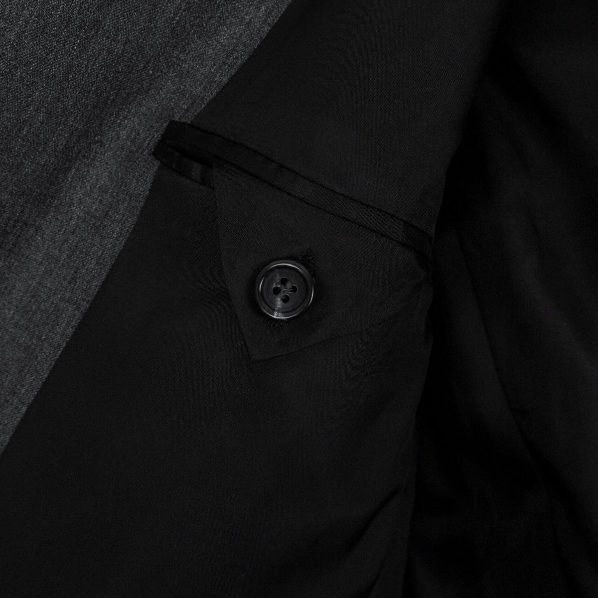 Vintage Prada Milano AW 2006 Gray Virgin Wool Blazer Jacket — photo 7