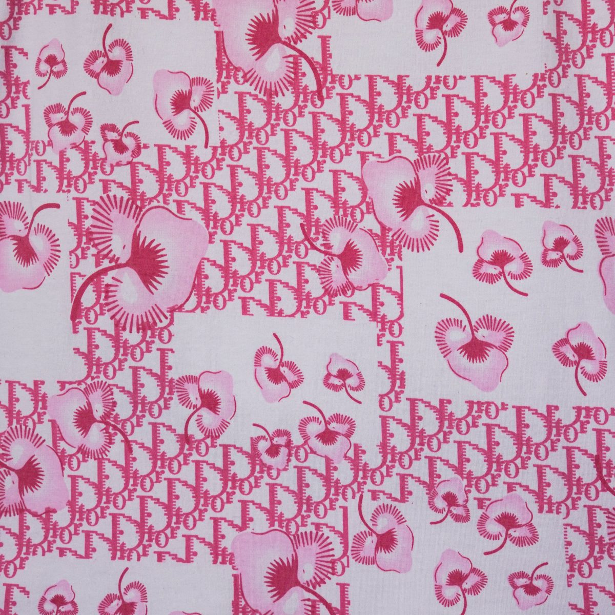 Dior Boutique Paris Pink Monogram Floral Cropped Tank Top — photo 5
