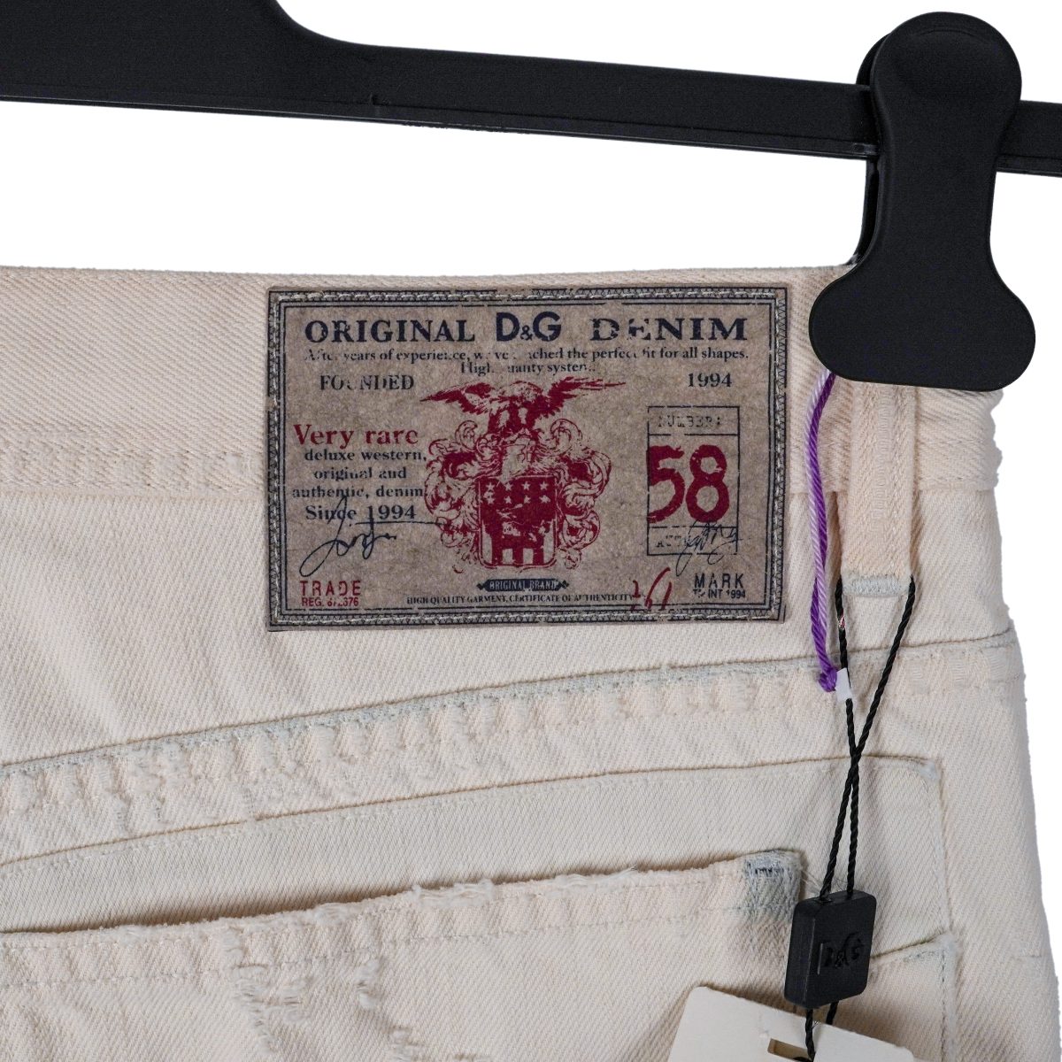 Dolce Gabbana White Distressed Patchwork Denim Pants Jeans — photo 6