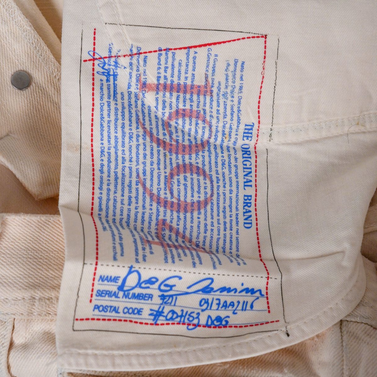 Dolce Gabbana White Distressed Patchwork Denim Pants Jeans — photo 13