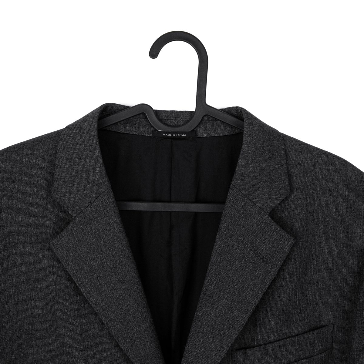 Vintage Prada Milano AW 2006 Gray Virgin Wool Blazer Jacket — photo 3
