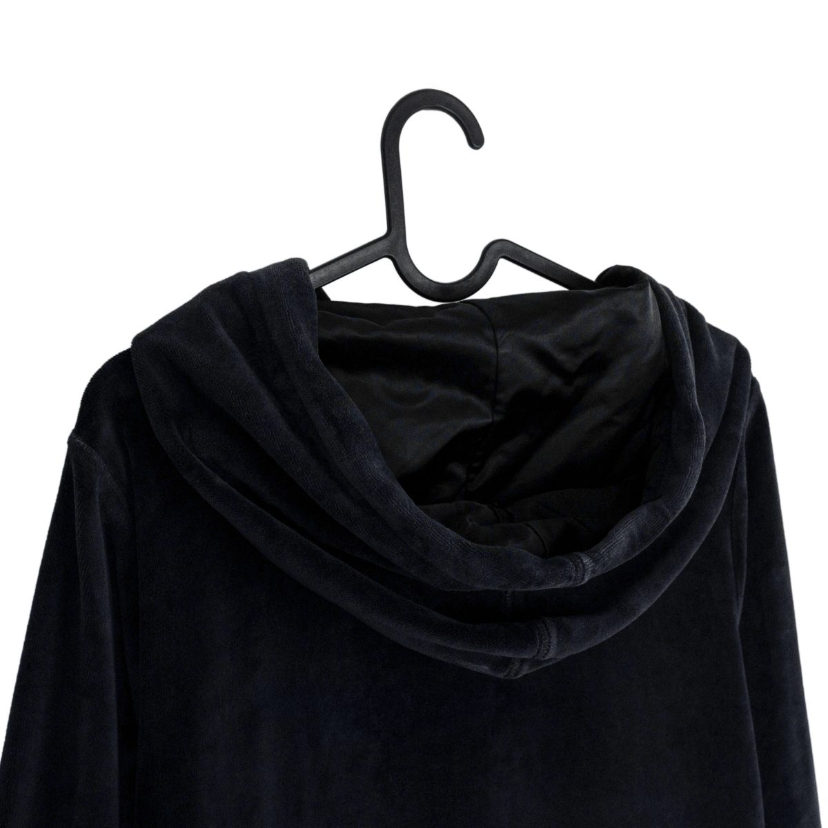 Dolce Gabbana Velour Embroidered Logo Long Hoodie Sweatshirt — photo 9