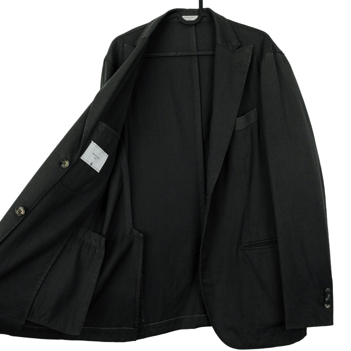 Boglioli Milano Black Wool Formal Tailored Blazer K Jacket — photo 7
