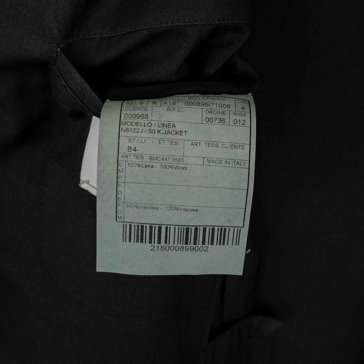 Boglioli Milano Black Wool Formal Tailored Blazer K Jacket — photo 10