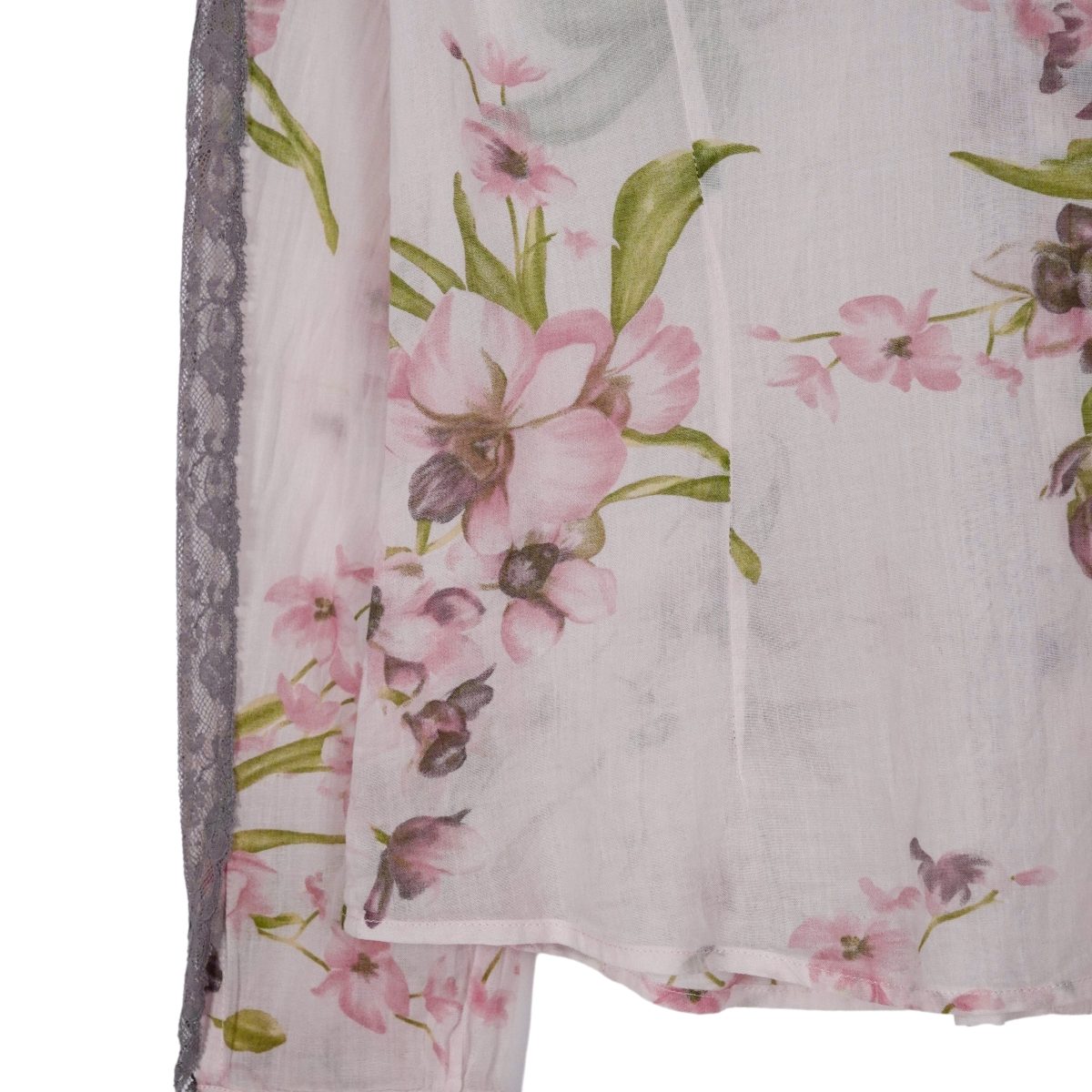 Vintage Dolce Gabbana Pink Floral Print Womens Pastel Shirt — photo 6