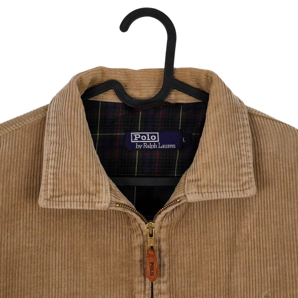 Vintage Polo Ralph Lauren Brown Corduroy Velvet Logo Jacket — photo 3