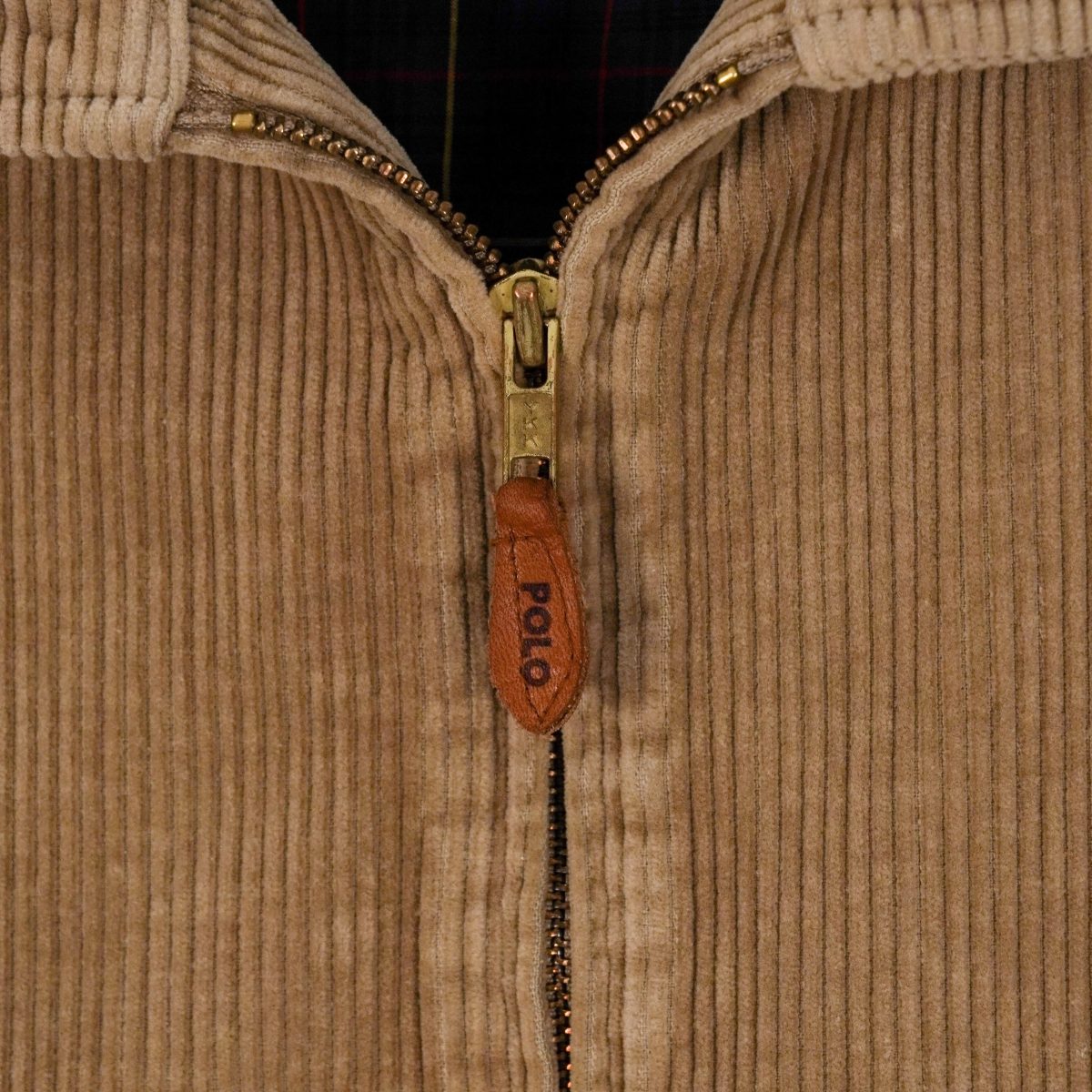 Vintage Polo Ralph Lauren Brown Corduroy Velvet Logo Jacket — photo 5
