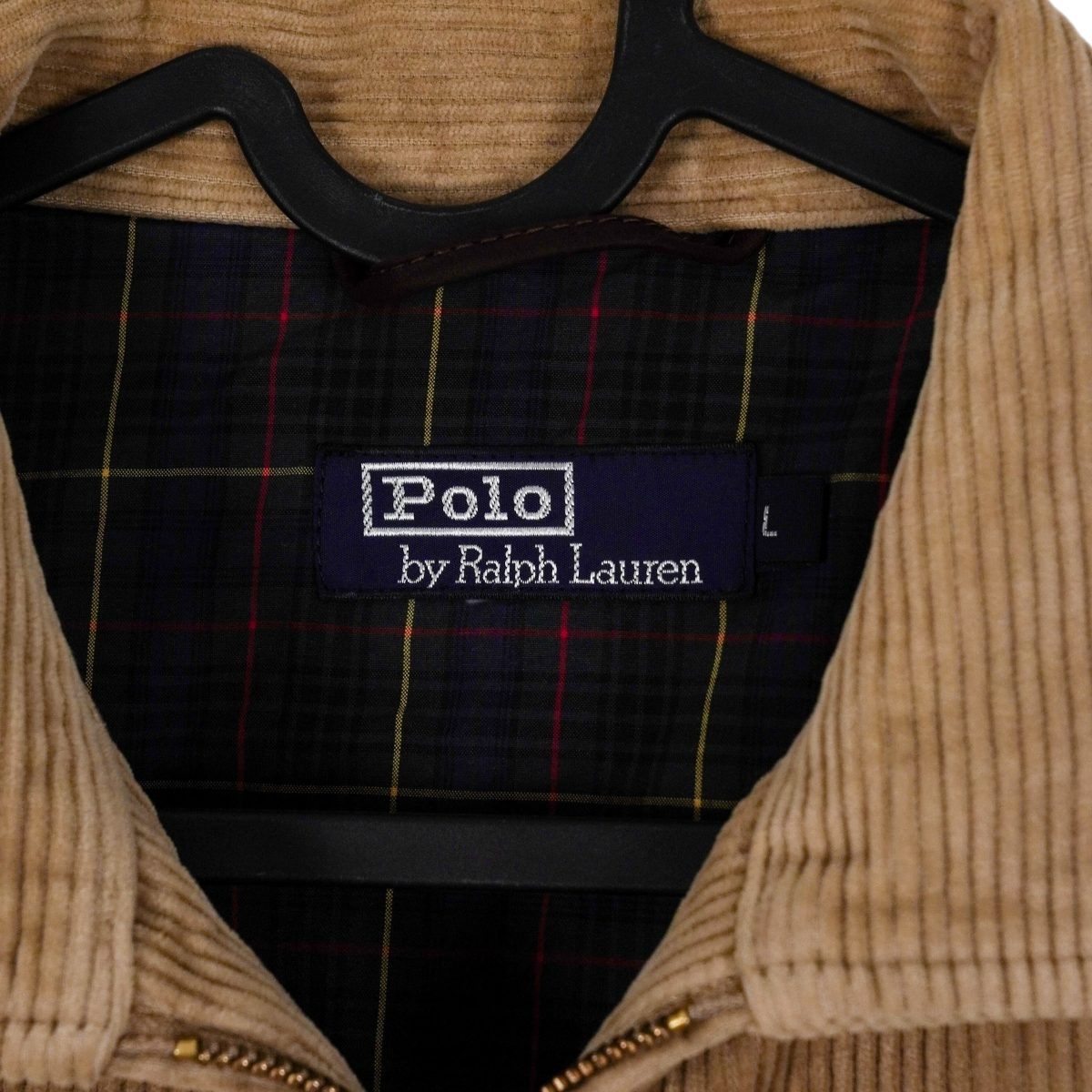 Vintage Polo Ralph Lauren Brown Corduroy Velvet Logo Jacket — photo 11