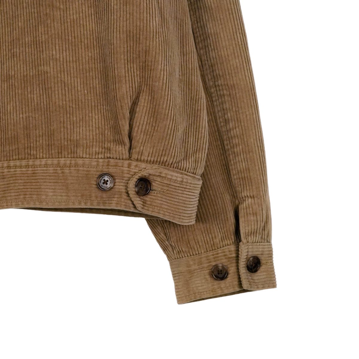 Vintage Polo Ralph Lauren Brown Corduroy Velvet Logo Jacket — photo 8