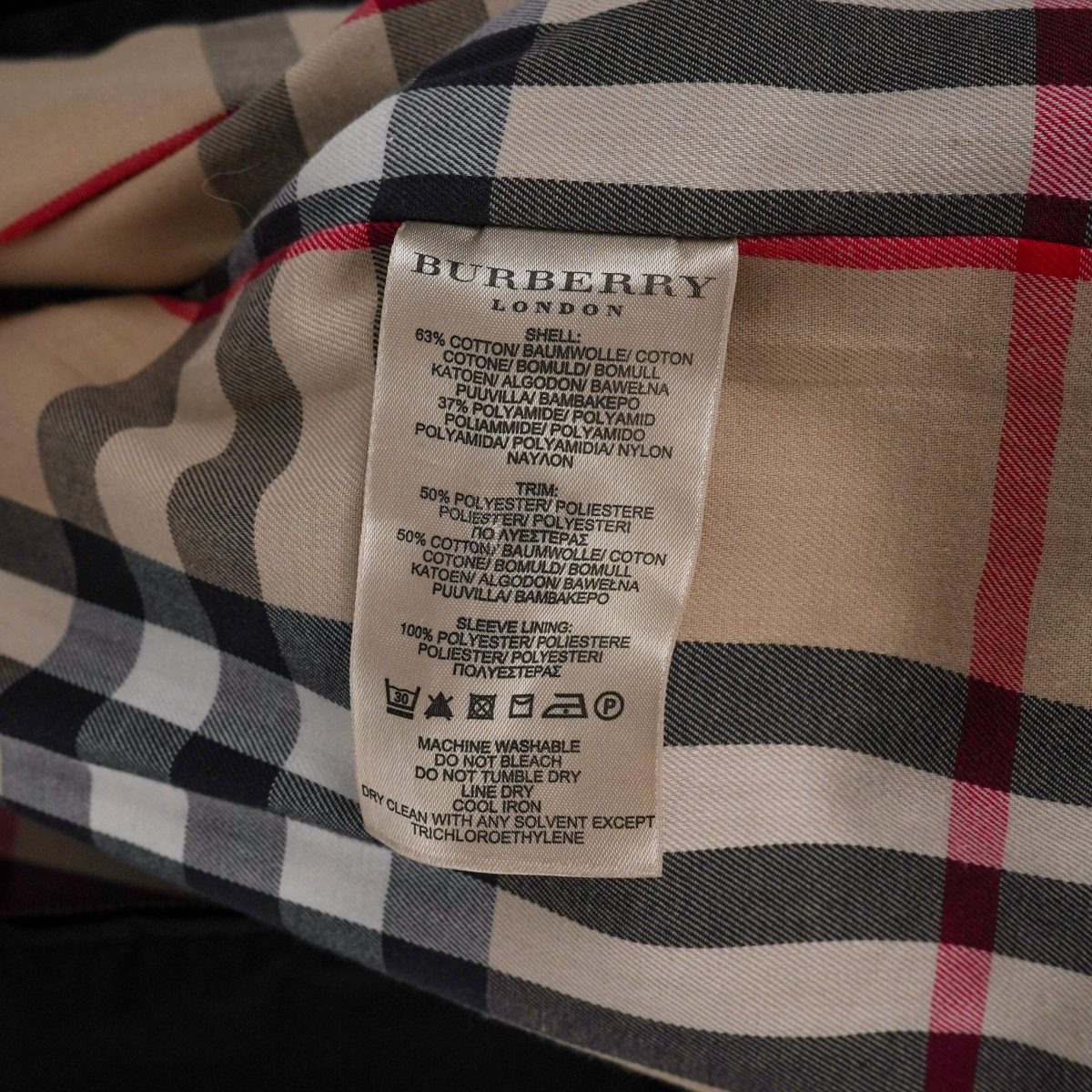 Burberry London Black Nova Check Embroidered Logo Zip Jacket — photo 14