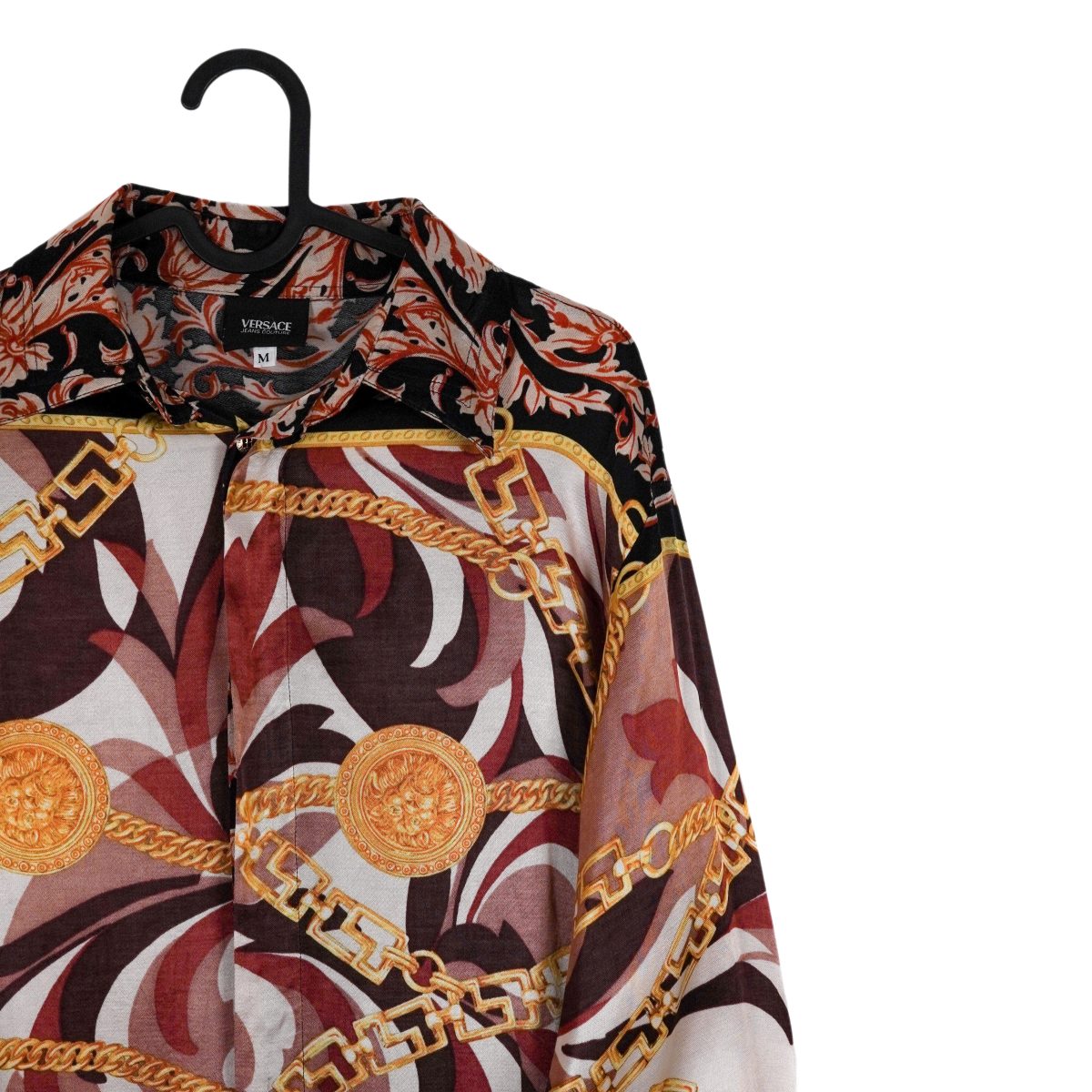 Versace Jeans Couture Medusa Baroque Gold Chain Print Shirt — photo 4