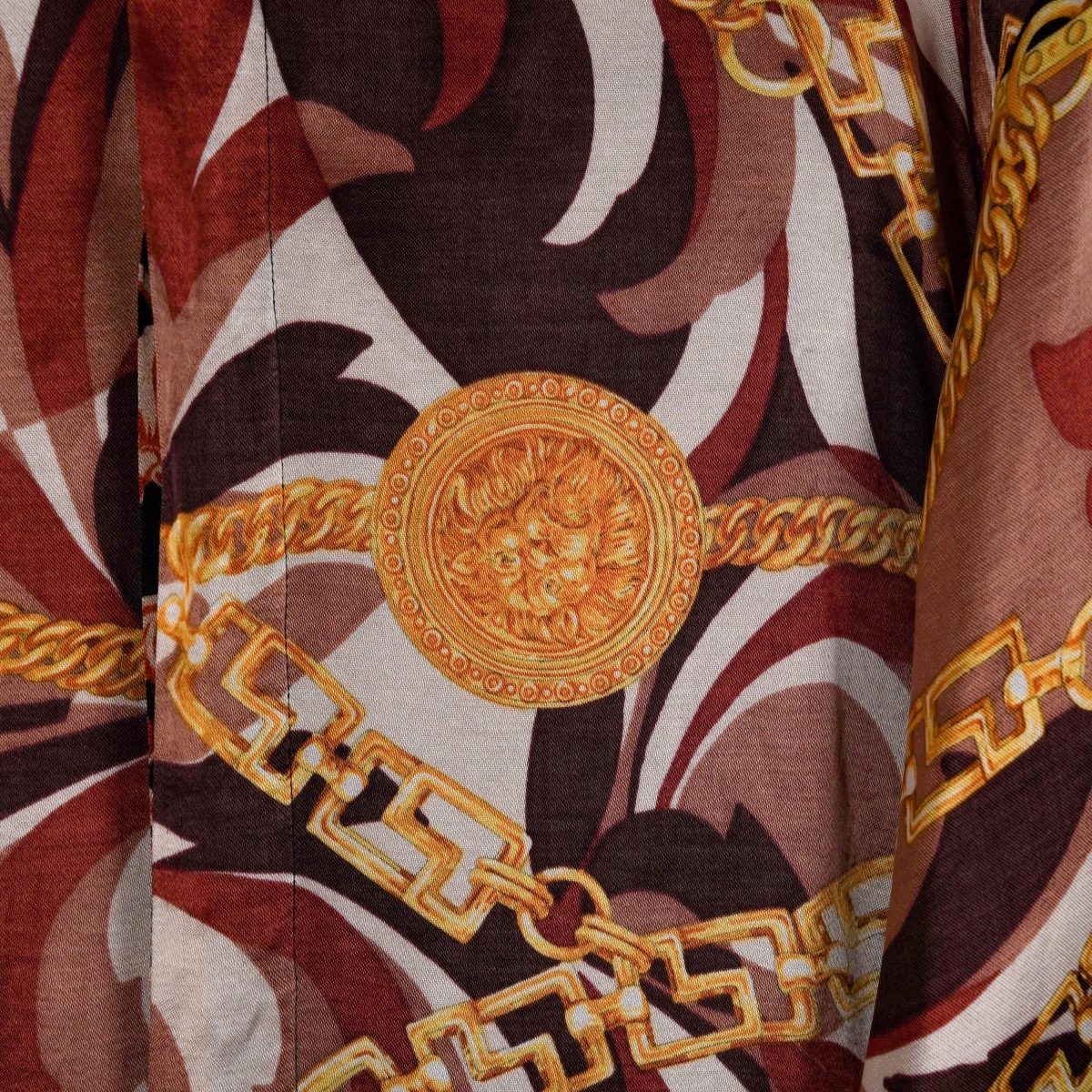 Versace Jeans Couture Medusa Baroque Gold Chain Print Shirt — photo 9