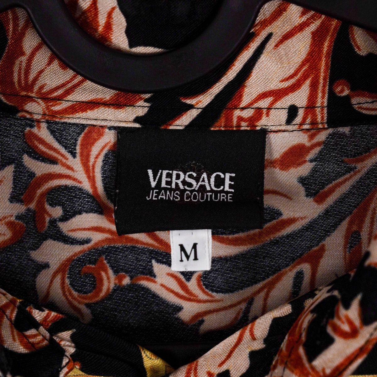 Versace Jeans Couture Medusa Baroque Gold Chain Print Shirt — photo 13