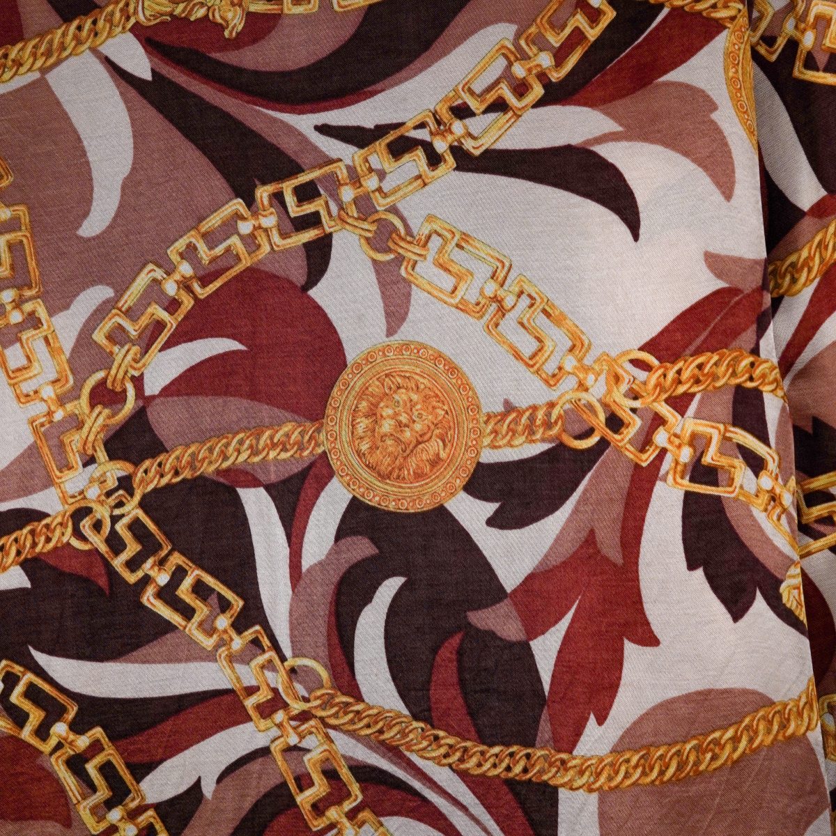Versace Jeans Couture Medusa Baroque Gold Chain Print Shirt — photo 8