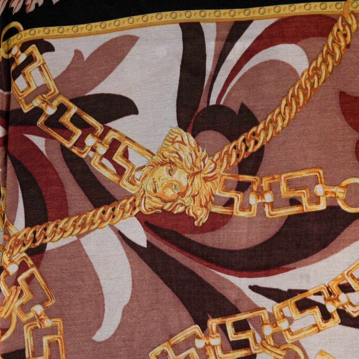 Versace Jeans Couture Medusa Baroque Gold Chain Print Shirt — photo 7