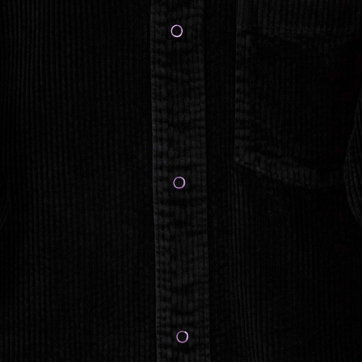 Acne Studios Black Wide Wale Corduroy Overshirt Mens Jacket — photo 4