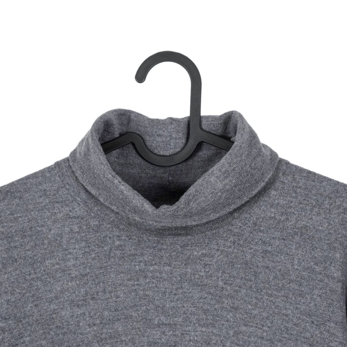 Acne Studios Gray Wool Blend Knit Roll Neck Collar Sweater — photo 2