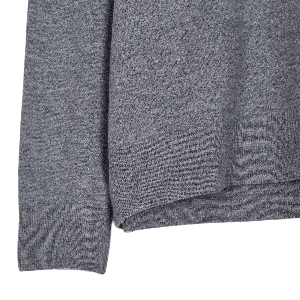 Acne Studios Gray Wool Blend Knit Roll Neck Collar Sweater — photo 4