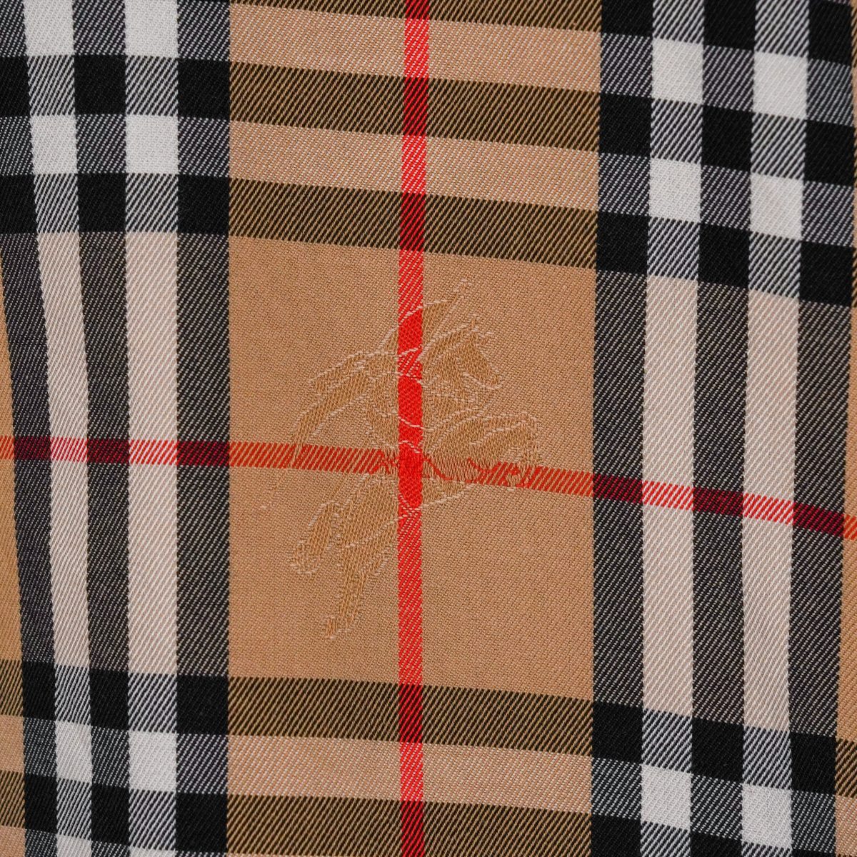 Vintage Burberrys Camel Nova Check Embroidered Logo Shirt — photo 6