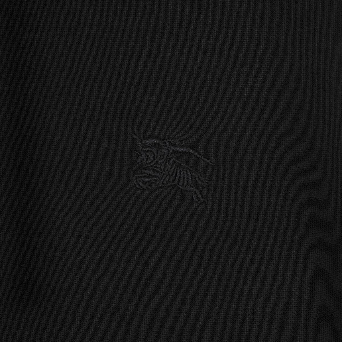 Burberry Claredon Black Embroidered Logo Hoodie Sweatshirt — photo 5