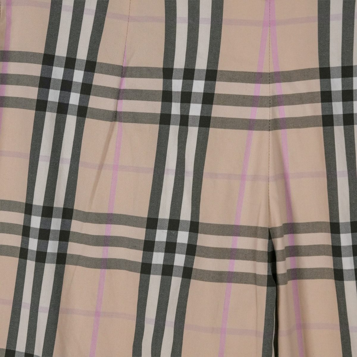 Burberry London Beige Nova Check Straight Trousers Pants — photo 5