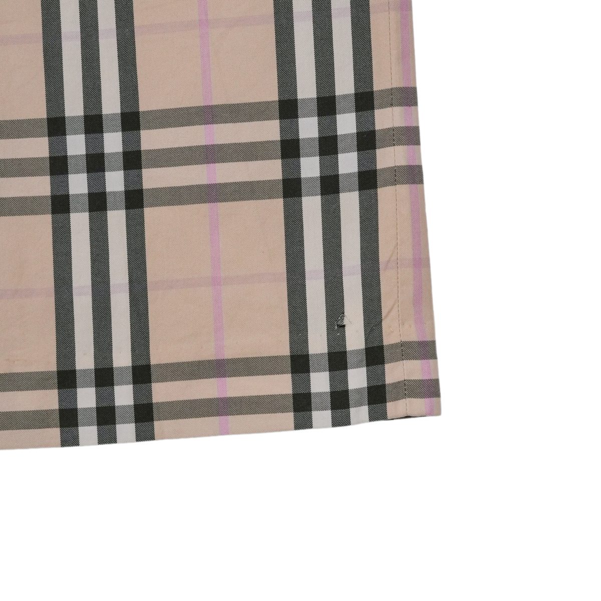 Burberry London Beige Nova Check Straight Trousers Pants — photo 6