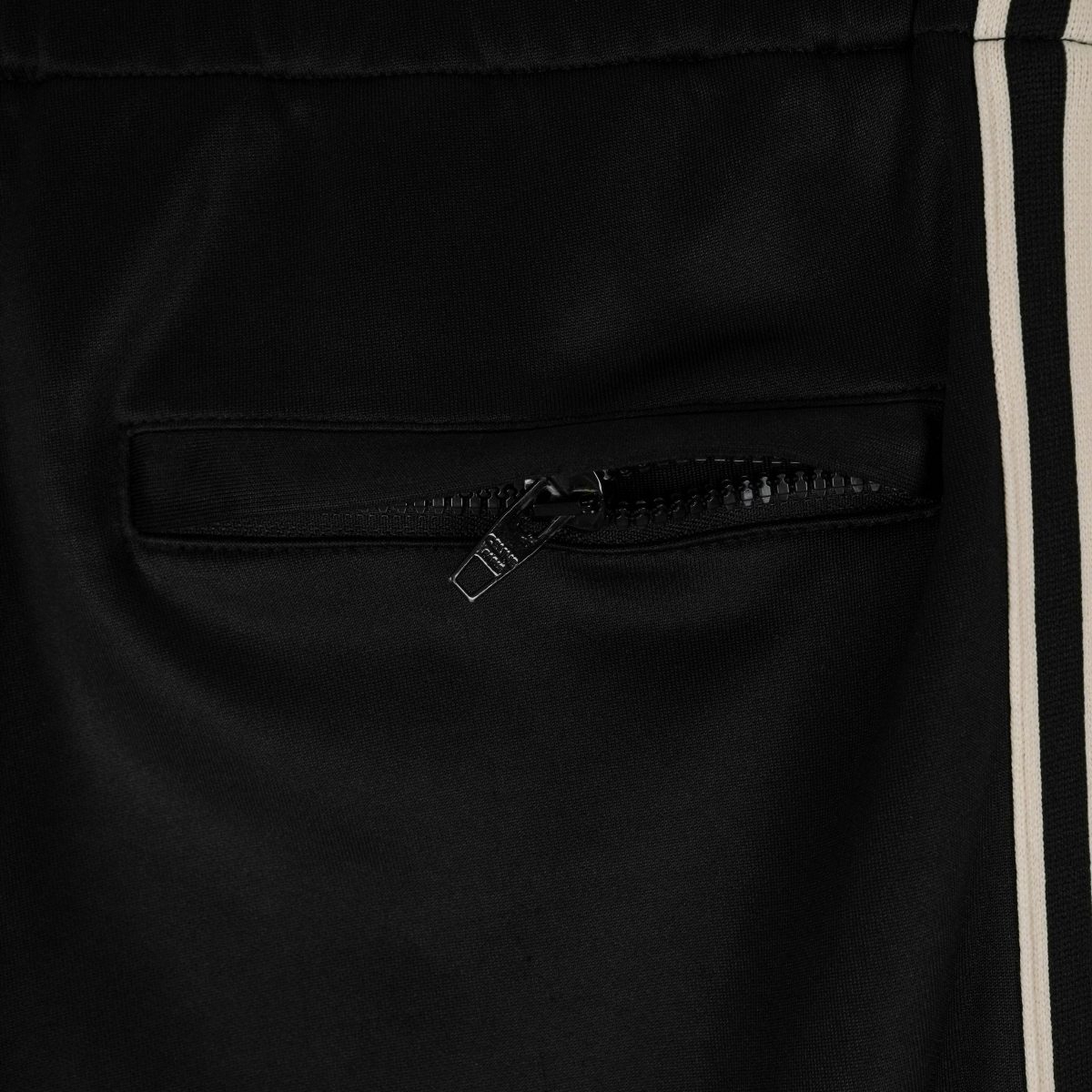 Celine Paris Black Wool Blend Side Stripe Logo Track Pants — photo 8
