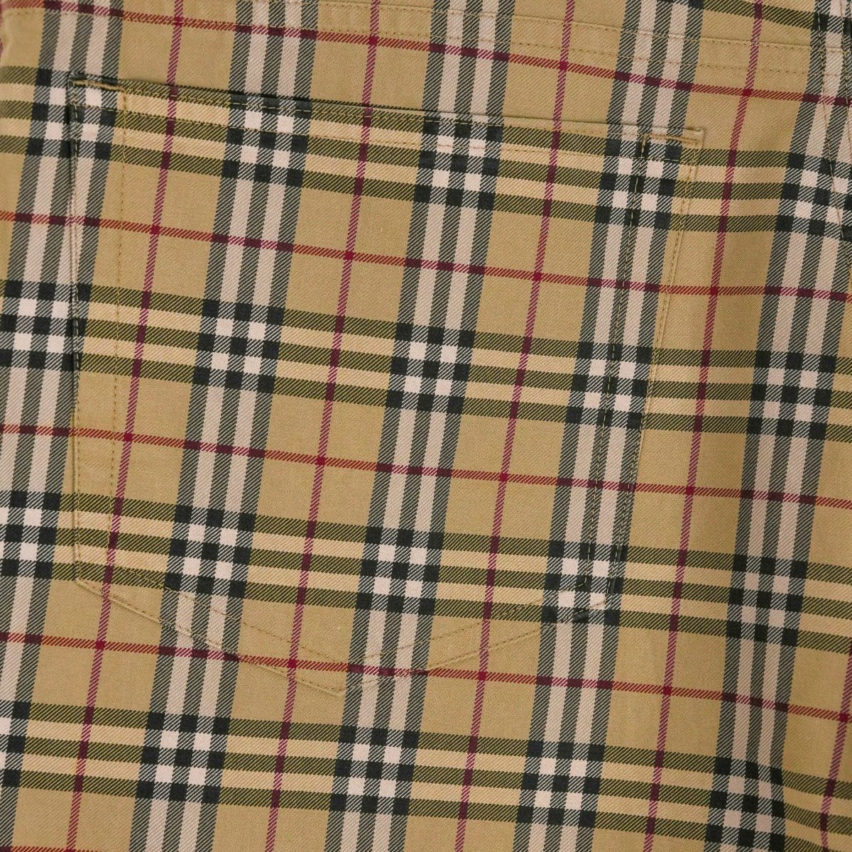 Burberry London Beige Nova Check Straight Leg Trousers Pants — photo 6