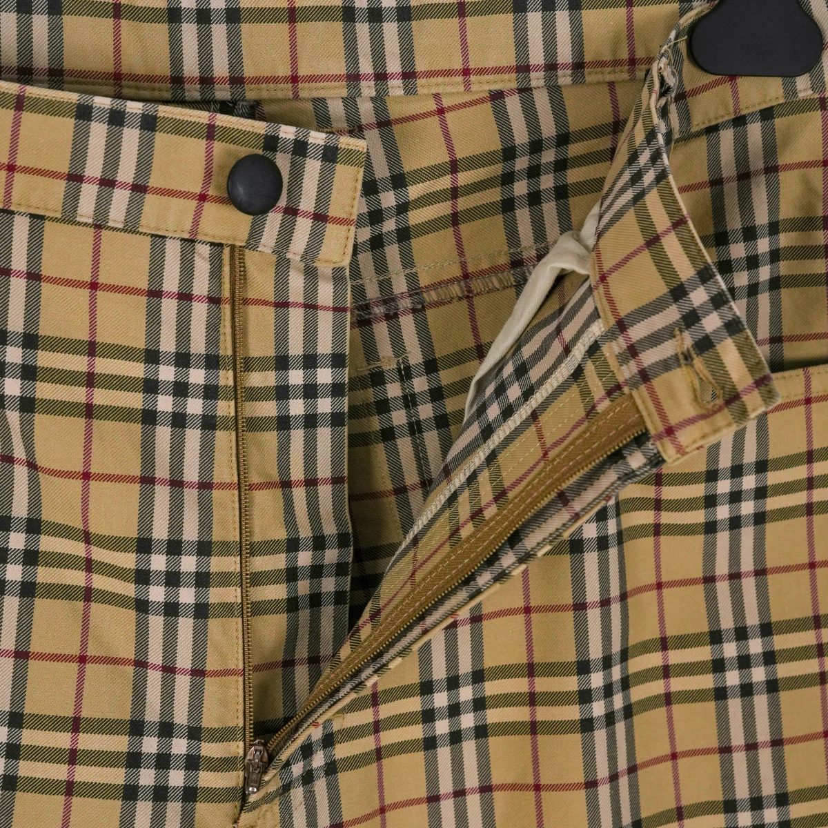 Burberry London Beige Nova Check Straight Leg Trousers Pants — photo 5