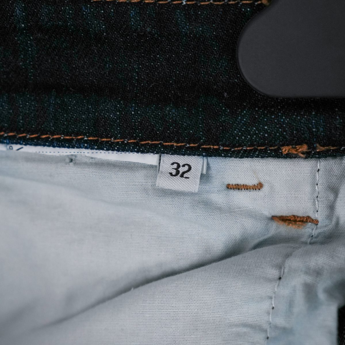 Prada Milano Dark Indigo Logo Selvedge Denim Jeans Pants — photo 11