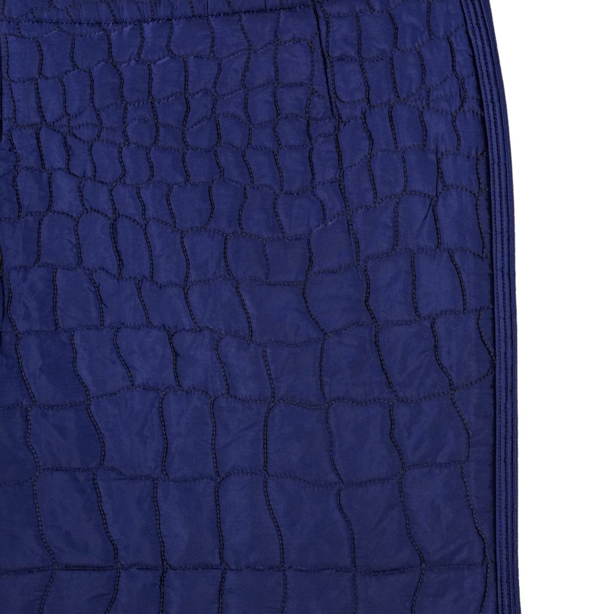 Vintage Prada Sport Y2K Blue Quilted Padded Nylon Mini Skirt — photo 5