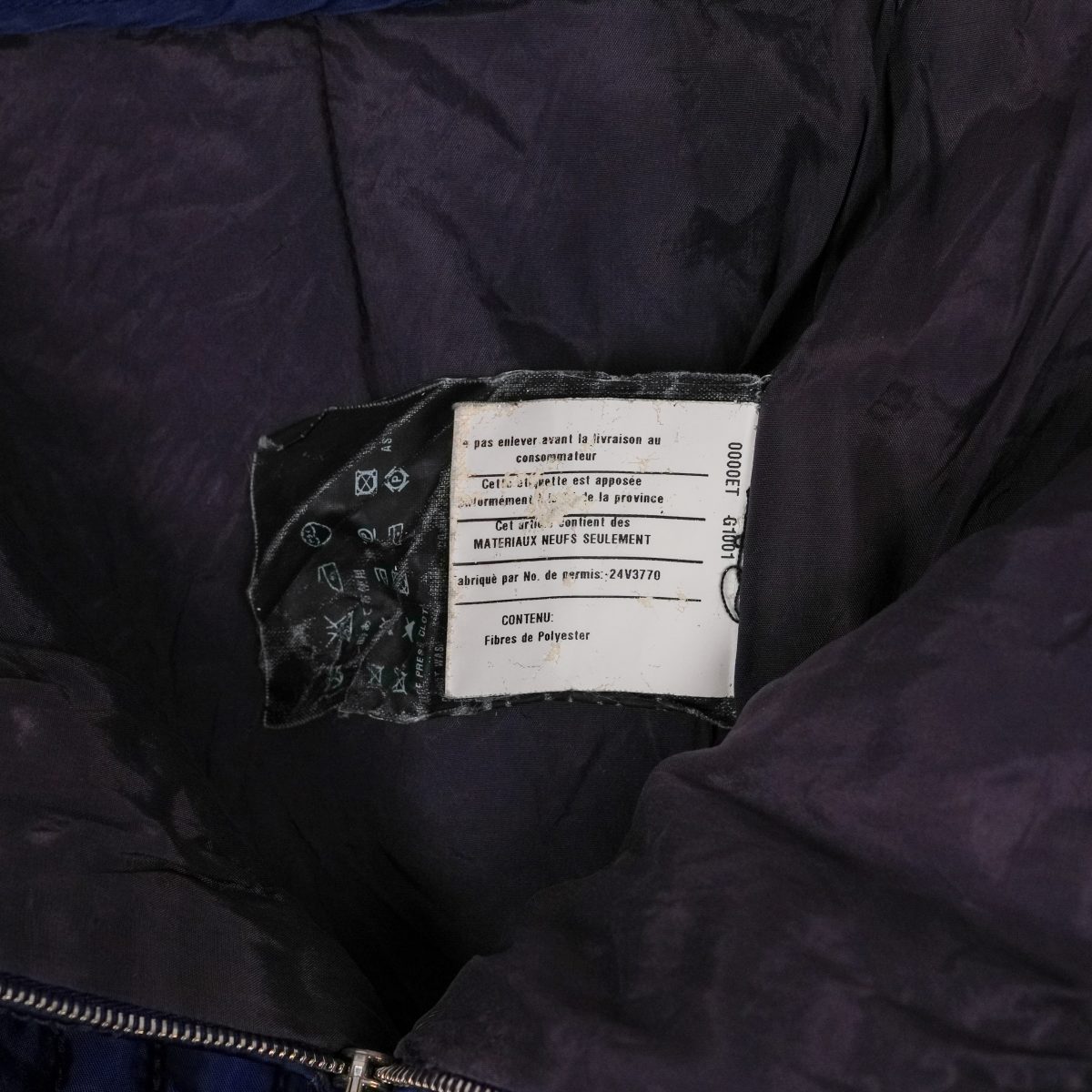 Vintage Prada Sport Y2K Blue Quilted Padded Nylon Mini Skirt — photo 11