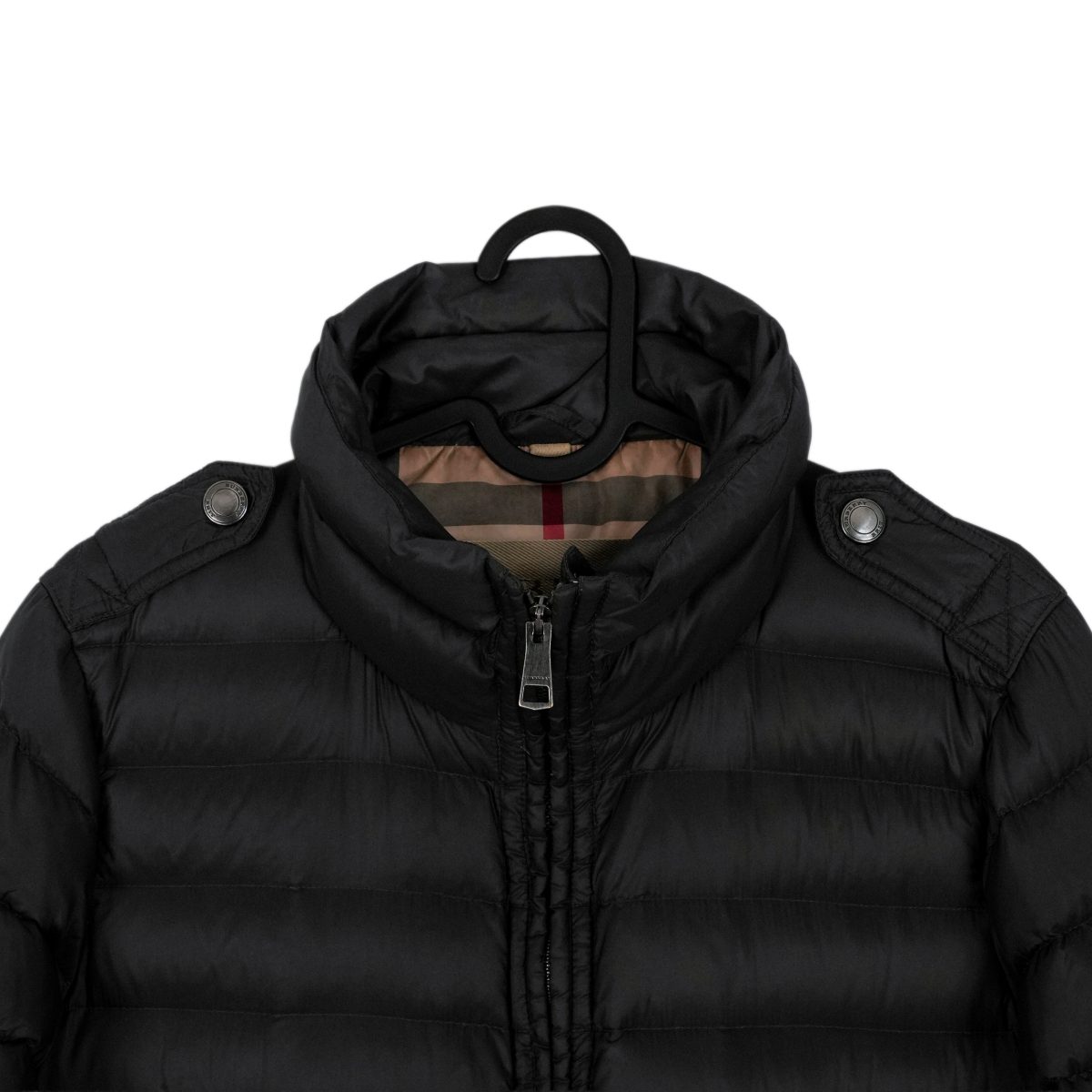 Burberry Brit Black Nylon Quilted Goose Down Puffer Jacket — photo 3