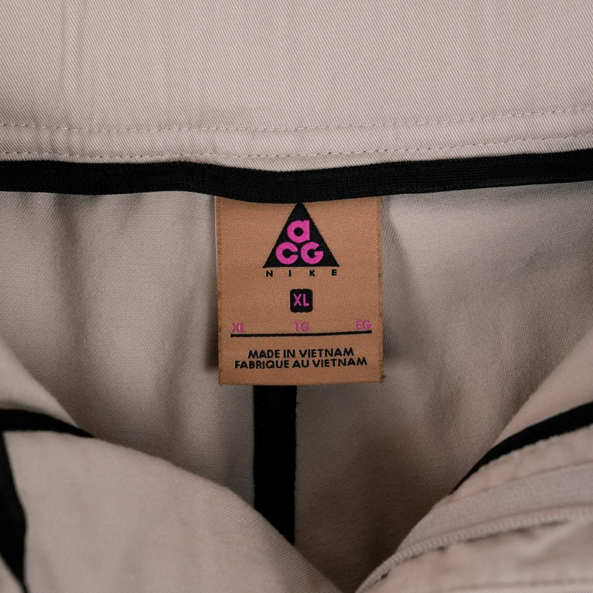 Nike ACG Beige Tech Multi Pocket Logo Cargo Trousers Pants — photo 8