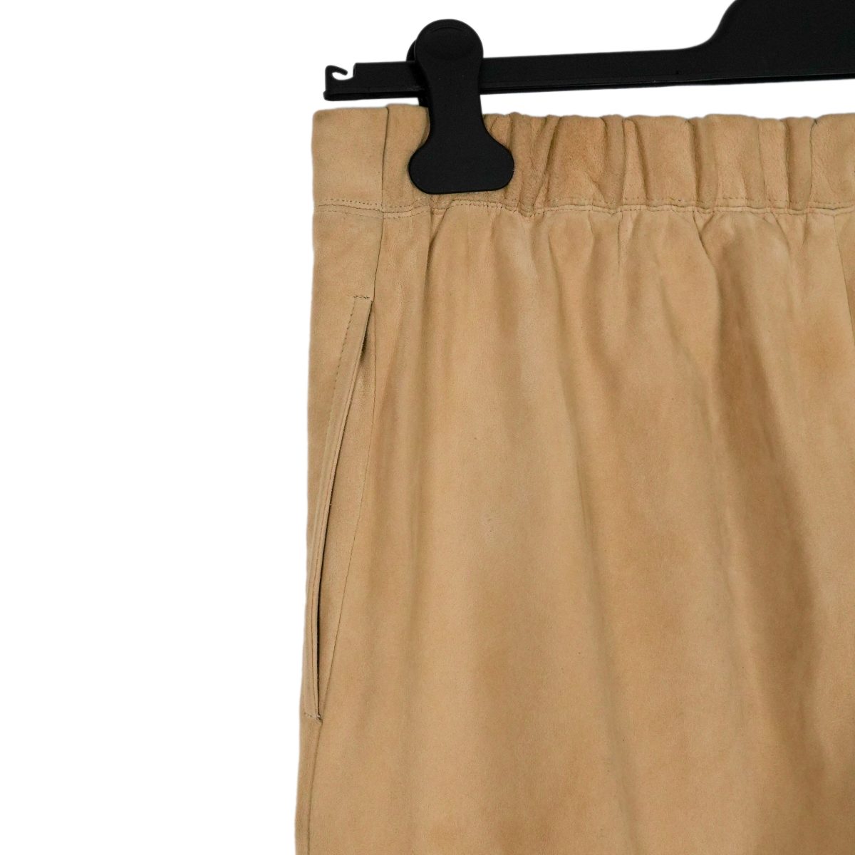 Polo Sport Ralph Lauren Beige Suede Leather Trousers Pants — photo 6