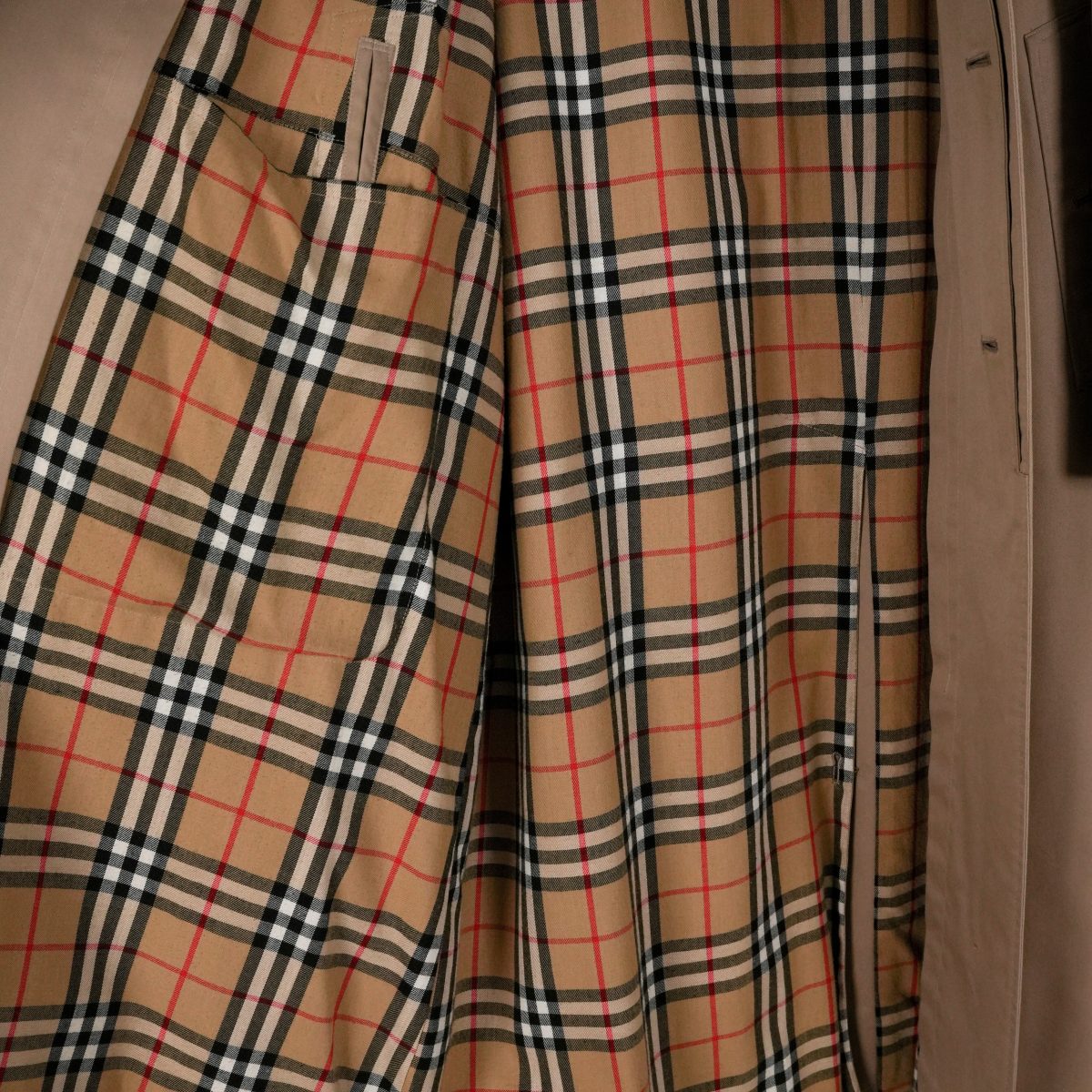 Burberrys Prorsum Beige Nova Check Long Rain Coat Jacket — photo 6