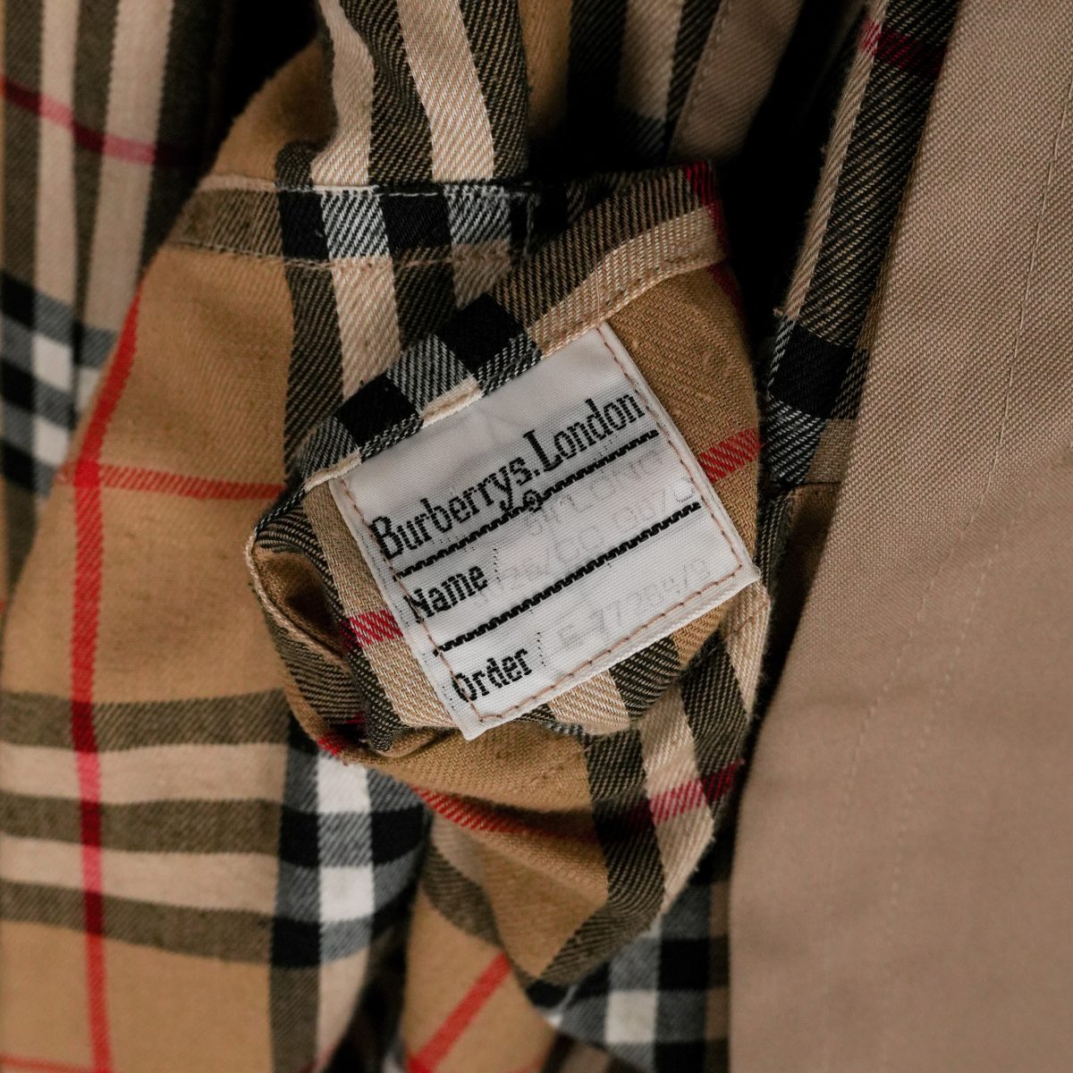 Burberrys Prorsum Beige Nova Check Long Rain Coat Jacket — photo 11
