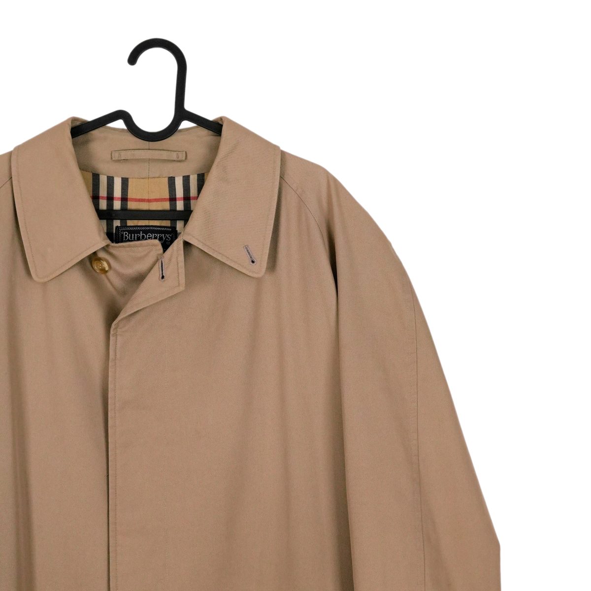 Burberrys Prorsum Beige Nova Check Long Rain Coat Jacket — photo 3
