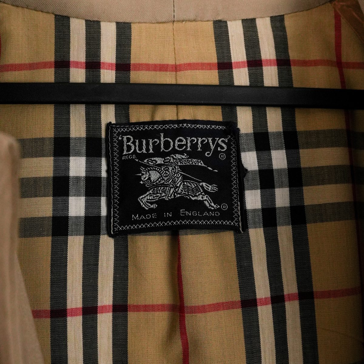 Burberrys Prorsum Beige Nova Check Long Rain Coat Jacket — photo 9