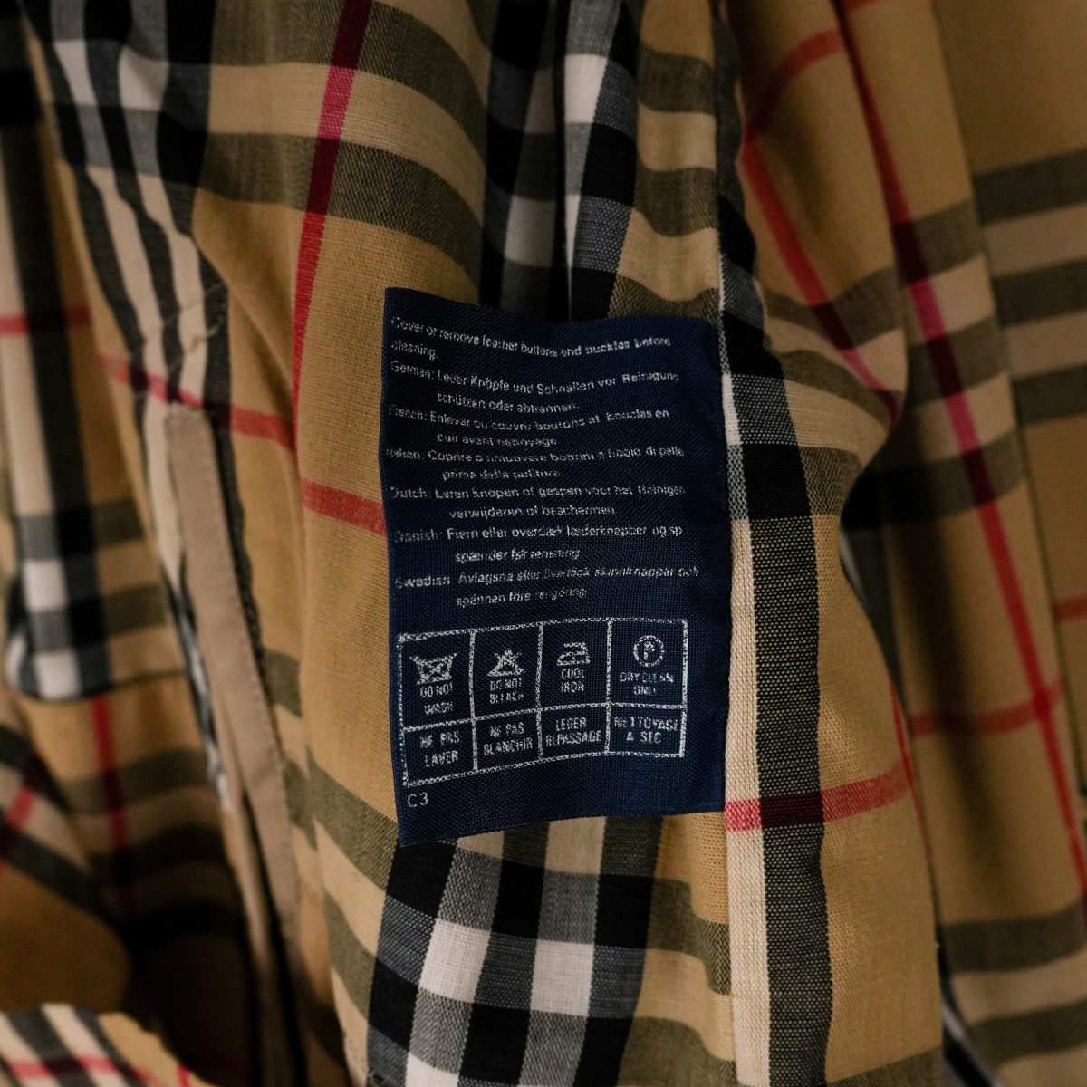 Burberrys Prorsum Beige Nova Check Long Rain Coat Jacket — photo 11