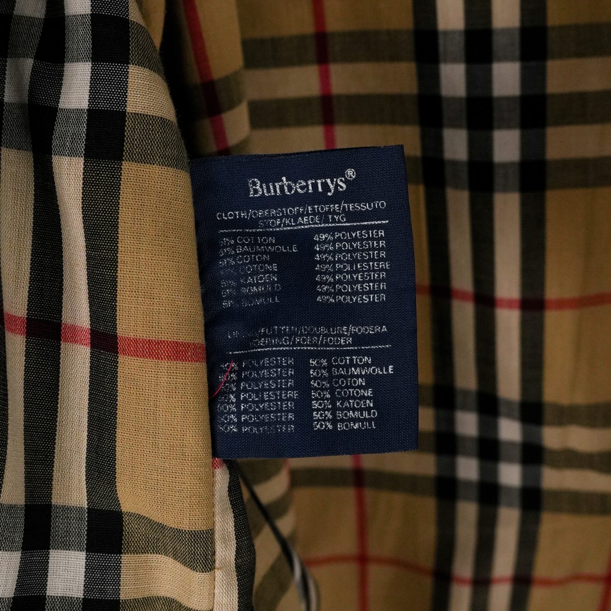 Burberrys Prorsum Beige Nova Check Long Rain Coat Jacket — photo 10
