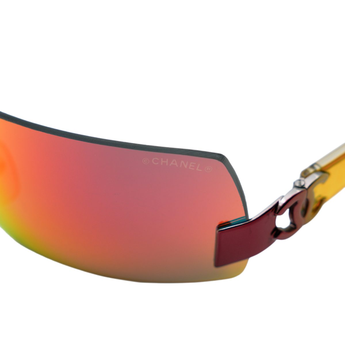 Vintage Chanel 4048 Rainbow Rimless Metal CC Logo Sunglasses — photo 8