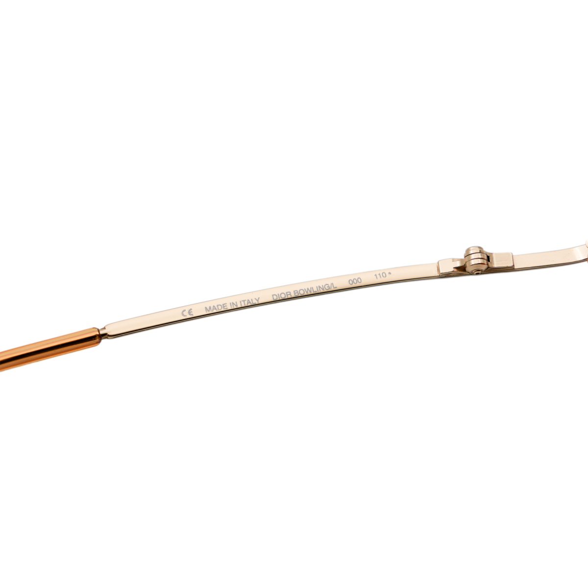 Dior Bowling/L Gold Rimless Shield Metal Logo Sunglasses — photo 8